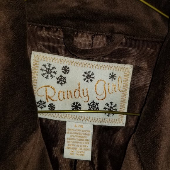 COTTON Brown velvet blazer and scarf DUO - Picture 6 of 10